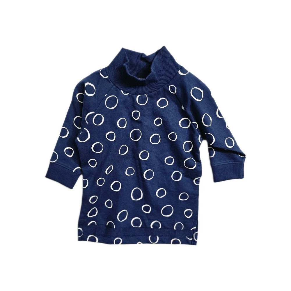 Indikidual Kids‎ 12-24 Months Top Blue Circles Organic NWT